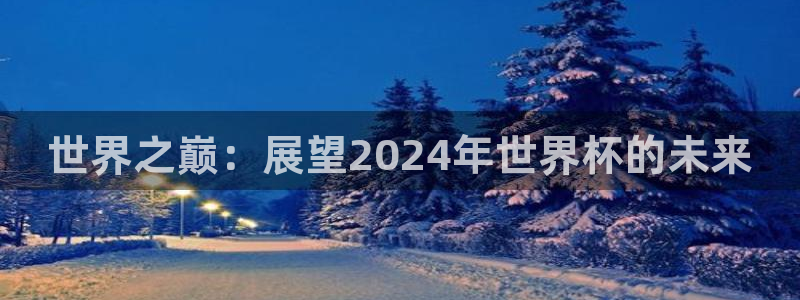 2026世预赛赛程：世界之巅：展望2024年世界杯的未来